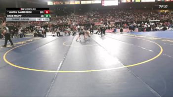 5A 106 lbs Champ. Round 1 - Cruz Knopp, Lakeland vs Lincon Balmforth, Shelley