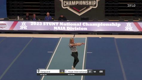 USA Cheer STUNT Nationals: NAIA Division | Vanguard vs Hope International - Club Day 1