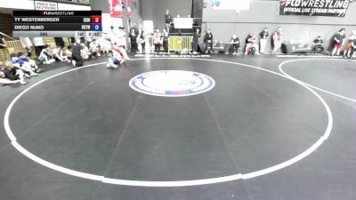 285 lbs Ty Westenberger, SDIKWA - San Diego-Imperial Kids Wrestling Association vs Diego Nuno, KTWA-Kings-Tulare Wrestling Association