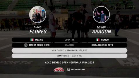 Alain Flore vs Anuar Aragon 2025 ADCC Guadalajara Open