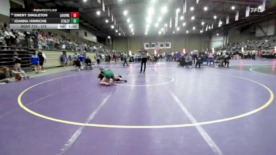 170 lbs Champ. Round 3 - Joanna Hinrichs, Staley vs Emery Singleton, Lafayette