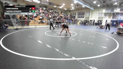 135 lbs Quarterfinal - Aurora Rosendo, Hillcrest vs Jamie Barron, Paloma Valley