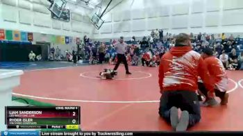 45 lbs Semifinal - Jaxon Cox, Rhyno Academy Of Wrestling vs Luke Knox, Lebanon Tiger Wrestling Club