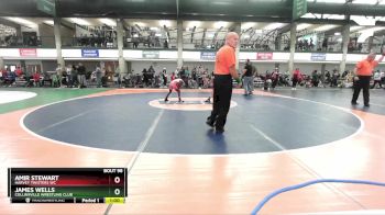 59-66 lbs Round 3 - James Wells, Collinsville Wrestling Club vs Amir Stewart, Harvey Twisters WC