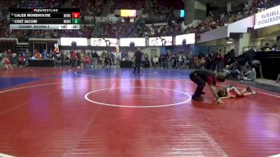 52 lbs Champ. Round 2 - Colt Jacobi, Big Sandy Pioneers vs Caleb Morehouse, Glasgow Wrestling Club