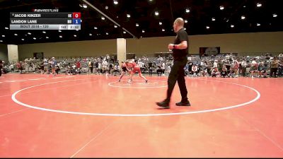 120 lbs Cons. Round 5 - Jacob Kinzer, OK vs Landon Lane, MO