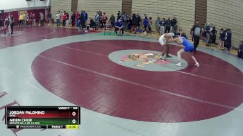 138 lbs Cons. Round 5 - Aiden Chur, Granite Hills (El Cajon) vs Jordan Palomino, Basic