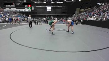 157 lbs 3rd Place Match - Max Harris, Hutchinson vs Casey Bowlin, DeSoto HS