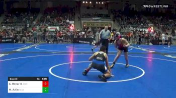 130 lbs Prelims - Adonis Bonar II., MWC Wrestling Academy vs Millie Azlin, Team Tulsa WC