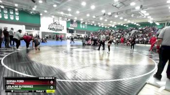 170 lbs Cons. Round 4 - Leilauni Gutierrez, Pacifica Oxnard vs Sophia Ford, Rio Mesa