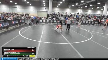 74 lbs 7th Place Match - Leonydes Peraza, FL vs Kellen Eva, NV