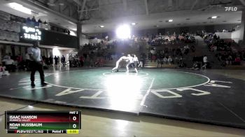 165 lbs 1st Place Match - Isaac Hanson, Murrieta Valley vs Noah Nussbaum, Poway