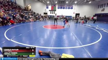 92-94 lbs Cons. Round 1 - Addley Morris, Twin Spruce Jr High vs Charley Butler, Dean Morgan