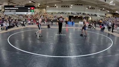 165 lbs Semis (4 Team) - Brody Casto, Lakeway Christian Academy vs Zach Papworth, Battle Ground Academy