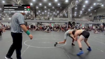 175 lbs Round 1 (8 Team) - Ethan Cartwright, TDWC Maniacs Blue & Gold vs Zach Ventola, Pirates WC