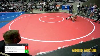 64 lbs Semifinal - Kaidence Cisneroz, Powerhouse Wrestling vs Abigail Peterson, Waverly Shell Rock