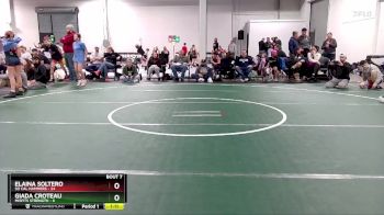 75 lbs Round 3 (6 Team) - Elaina Soltero, So Cal Hammers vs Giada Croteau, Misfits Strength