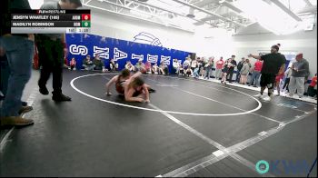 105/115 lbs Rr Rnd 1 - Jensyn Whatley (105), ARDMORE TAKEDOWN CLUB vs Madilyn Robinson, Team Nomad