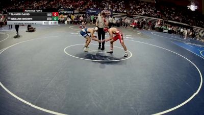 D 3 150 lbs Champ. Round 1 - Tanner David, Basile vs WILLIAM BROWN, St. Edmund