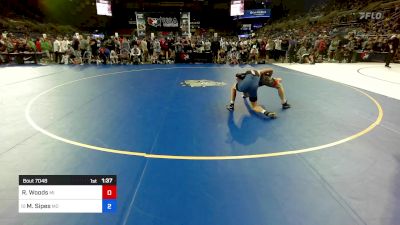 138 lbs Rnd Of 32 - Ryan Woods, MI vs Miller Sipes, MO