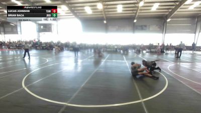 90 lbs Rr Rnd 3 - Lucas Johnson, Team Aggression vs Brian Baca, Juggernaut WC