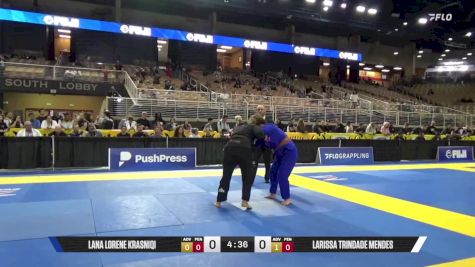 Larissa Trindade Mendes vs Lana Lorene Krasniqi 2025 Pan Jiu Jitsu IBJJF Championship