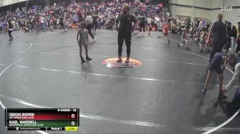 52 lbs Quarterfinal - Kael Waddell, Reverence Wrestling Club vs Orion Roper, Jet Wrestling Club
