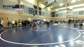 140lbs Champ. Round 2 - Payten Masten, Arlington (Girls) vs Jaslene Gonzalez, Kennewick (Girls)