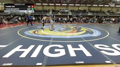 144 lbs Semifinal - Kamel Dib, Lincoln vs Kyle McCarthy, Mt. Hope