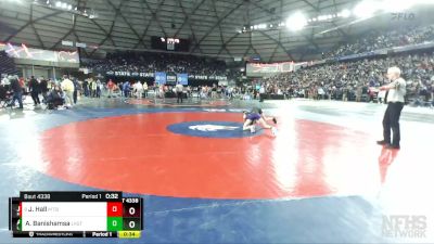 4A 106 lbs Cons. Semi - Joshua Hall, Mt. Si vs Ahmad Banishamsa, Lake Stevens