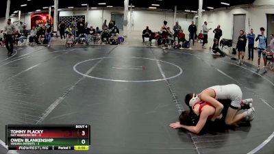 80 lbs Round 2 (4 Team) - Tommy Placky, Mat Warriors Red vs Owen Blankenship, Virginia Patriots