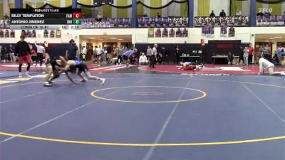 157 lbs Consi Of 16 #1 - Billy Templeton, Franklin & Marshall vs Antonio Jimenez, Sacred Heart