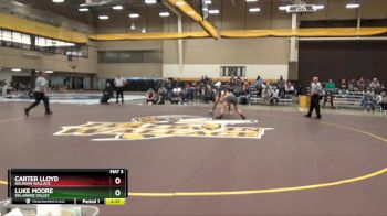 174 lbs 1st Place Match - Luke Moore, Delaware Valley vs Carter Lloyd, Baldwin Wallace