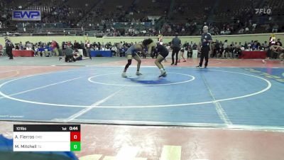 101 lbs Consi Of 8 #2 - Azreal Fierros, Clinton, Ok vs Mason Mitchell, Tulsa Union