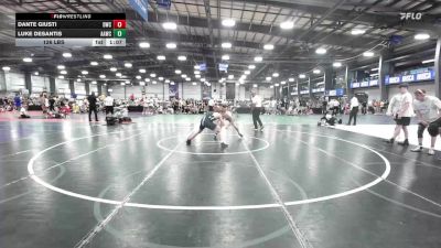 126 lbs Rr Rnd 1 - Dante Giusti, Doughboy Gold vs Luke DeSantis, All-American Wrestling Club HS