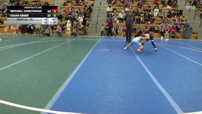 75 lbs Cons. Round 3 - Isaiah Ebner, DGF vs Mitchell Christensen, Garretson Blue Dragons