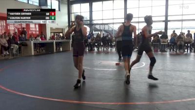 130 lbs Quarterfinal - Hayden Ortner, Immortal Athletics WC vs Colton Kueter, Sebolt Wrestling Academy