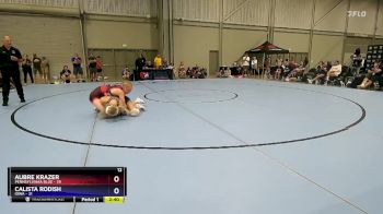 130 lbs Placement Matches (16 Team) - Aubre Krazer, Pennsylvania Blue vs Calista Rodish, Iowa