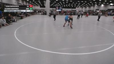150 lbs Champ. Rd Of 32 - Alcides Martinez, Gladiator Wrestling vs Evan Matkovich, Illinois