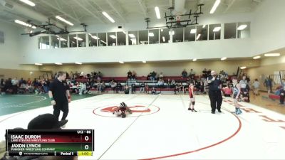 86 lbs Quarterfinal - Jaxon Lynch, Punisher Wrestling Company vs Isaac Durom, Lake Stevens Wrestling Club