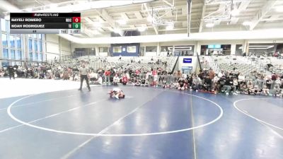 49 lbs Quarterfinals (8 Team) - Nayeli Romero, Warriors Of Christ vs Noah Rodriguez, Colorado Extreme