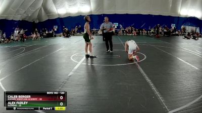 120 lbs Round 3 - Alex Farley, GlenOak vs Caleb Berger, Elevate Wrestling Academy