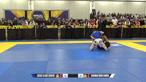 Sukhman Singh Sandhu vs Lucas Clark Seibert 2024 World IBJJF Jiu-Jitsu No-Gi Championship