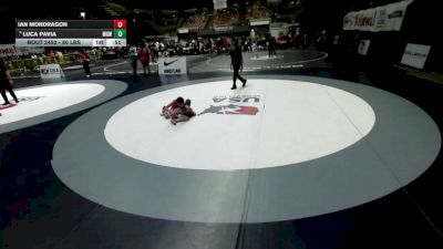 80 lbs Cons. Quarters - Luca Pavia, Monster Garage Wrestling vs Ian Mondragon