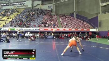 125 lbs Semis (4 Team) - Tyler Hisey, Indiana Tech vs Kolten Powers, Montana State-Northern