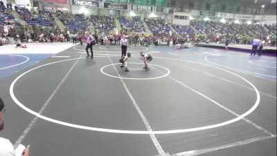 55 lbs Round Of 16 - Stetson Camilletti, Moffat County Youth Wrestling vs Ross Leyba, Wolfpack