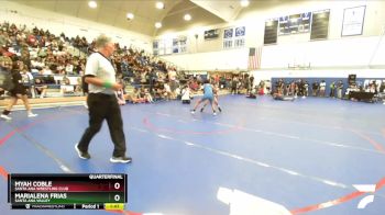 105 lbs Quarterfinal - Myah Coble, Santa Ana Wrestling Club vs Marialena Frias, Santa Ana Valley