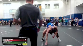 106 lbs Cons. Round 4 - Joseph Viola, Seton Hall Prep vs Thomas Boyce, Conwell Egan