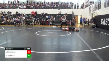 189 lbs Consi Of 4 - Levi Roberts, Biglerville vs Quade Boden, West Perry