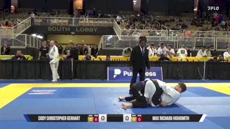 Max Richard Highsmith vs Cody Christopher Gerhart 2025 Pan Jiu Jitsu IBJJF Championship